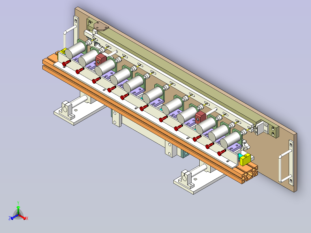 自动钻孔机主视图