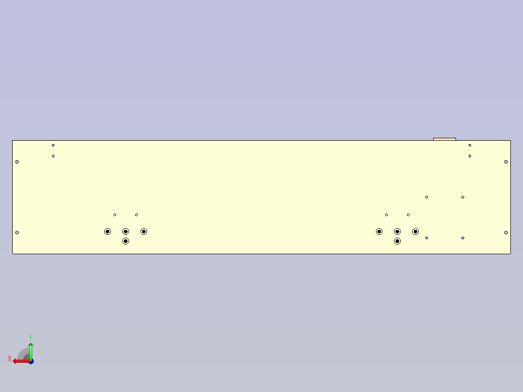 自动钻孔机后视图