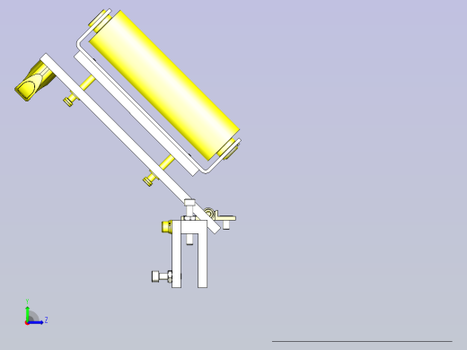 一款防垫片偏移的滚轮3D图模型左视缩略图