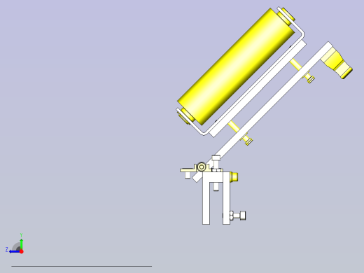 一款防垫片偏移的滚轮3D图模型右视缩略图