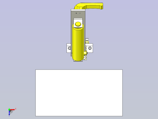 一款防垫片偏移的滚轮3D图模型俯视缩略图