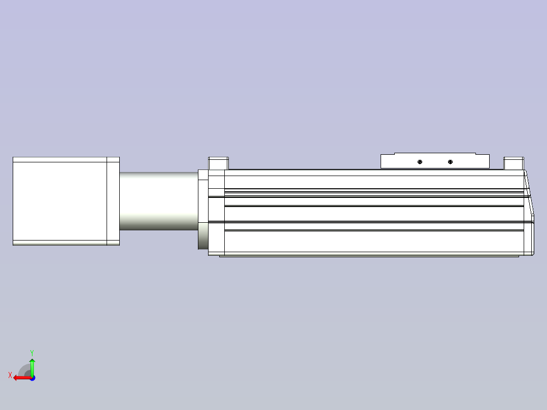 SMN35-ME配步进电机模组[SMN35-50L-ME]后视图