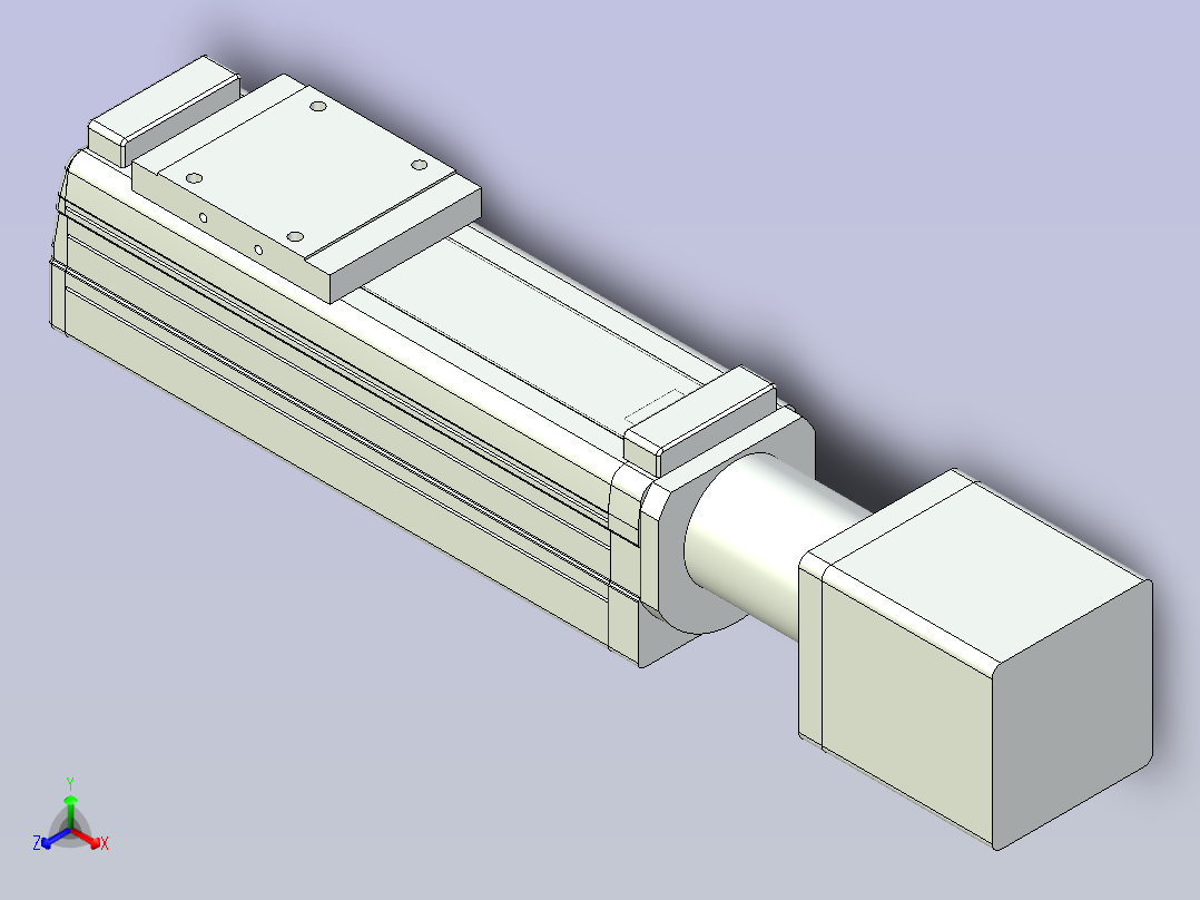 SMN35-ME配步进电机模组[SMN35-50L-ME]正等轴测图