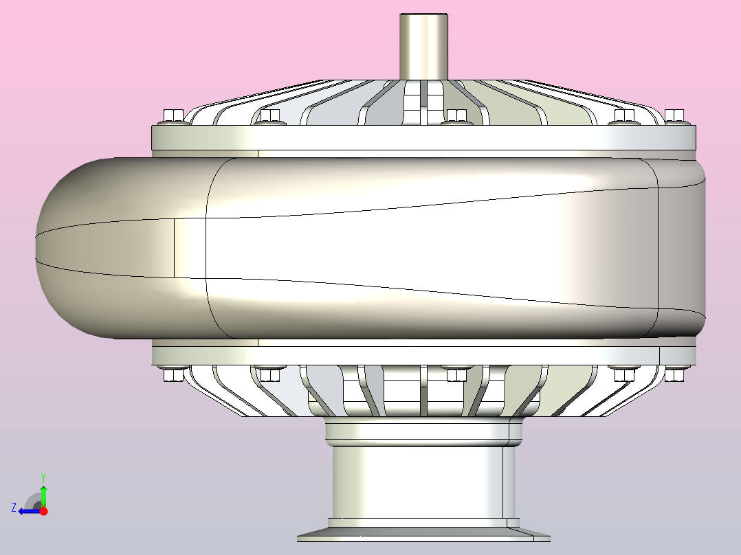 涡轮泵（SolidWork218）右视图
