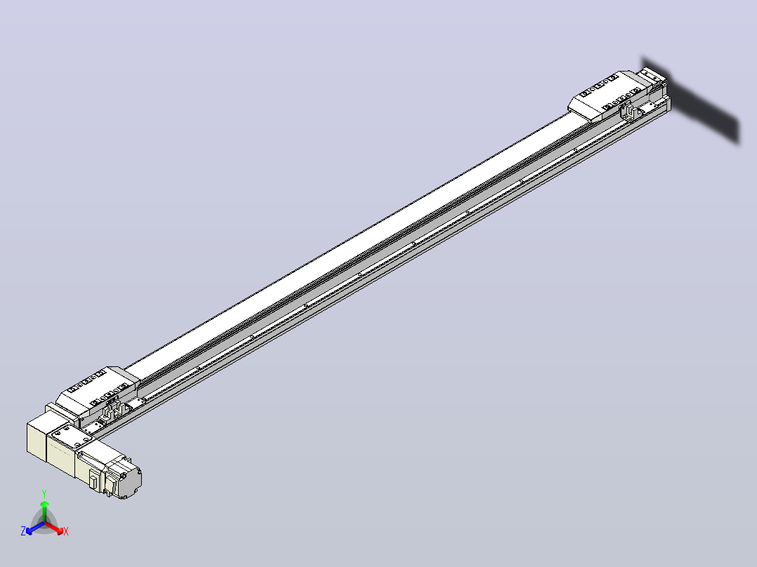 皮带直线轴双滑块型TPA-GCBS-50-P42-L400-DL-M10-N3主视图