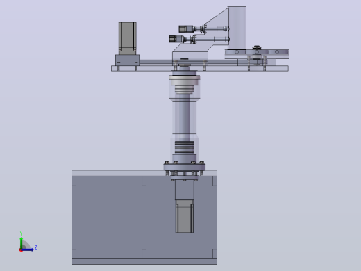 自动卸料装置（SW+CAD）
