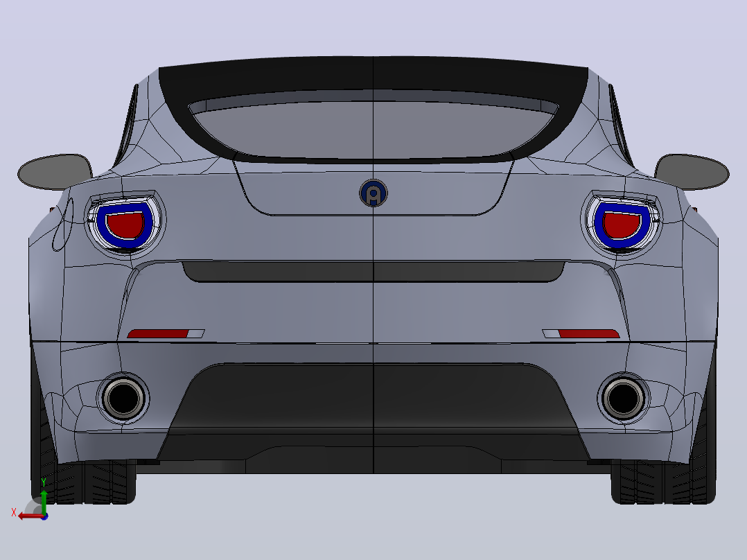 car后视图