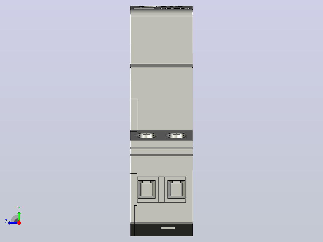 NTE8-Y时间继电器三维模型202012右视图