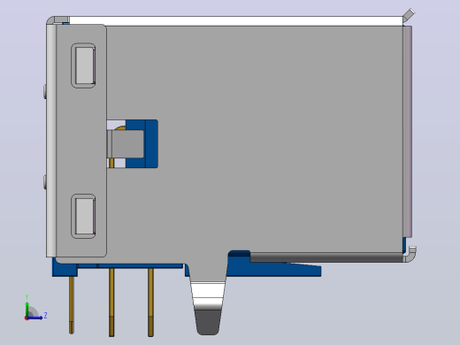 USB30typeBMOLEXportUSBB型接口左视缩略图