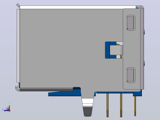 USB30typeBMOLEXportUSBB型接口右视缩略图