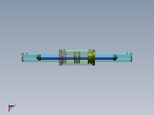 一种液驱增压缸设计（SW+CAD+说明书）