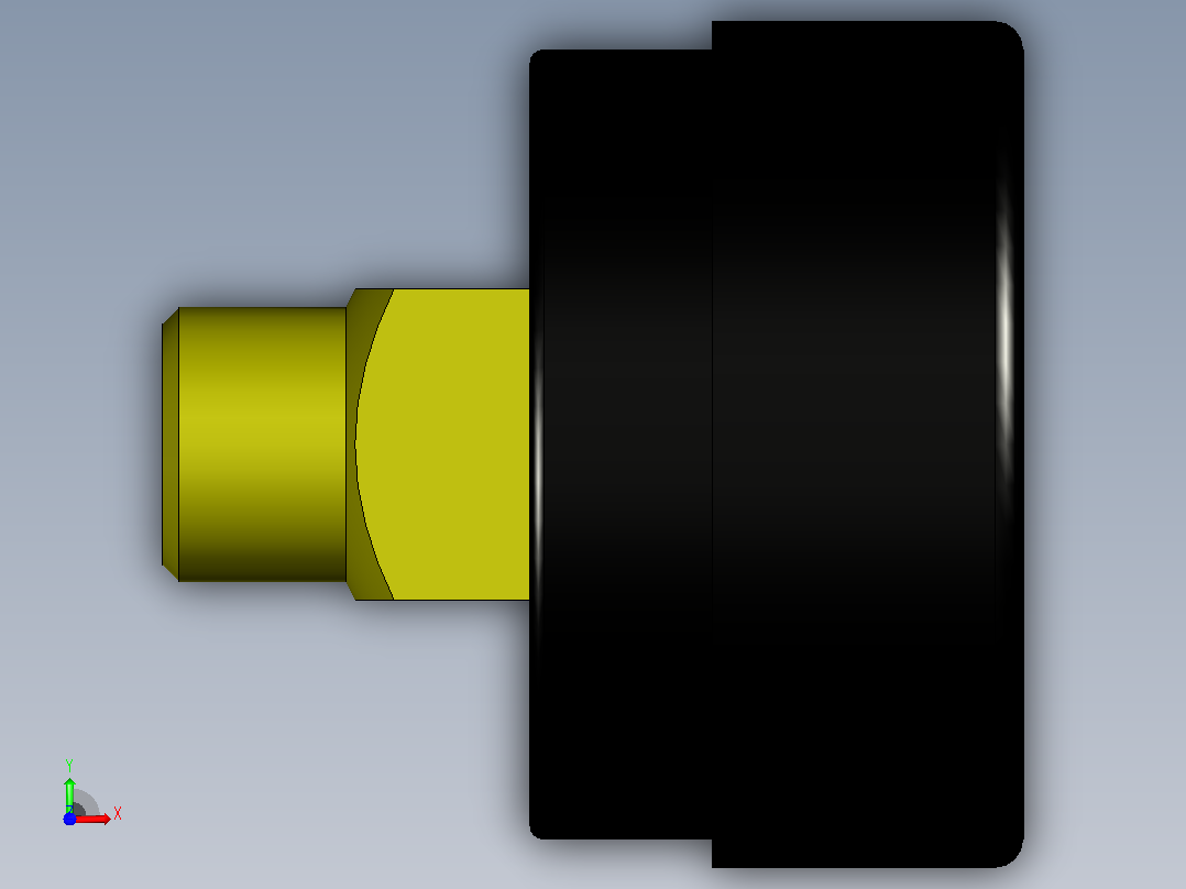 GP压力表前视图