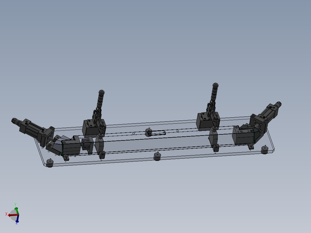 门下横梁组件-焊接夹具