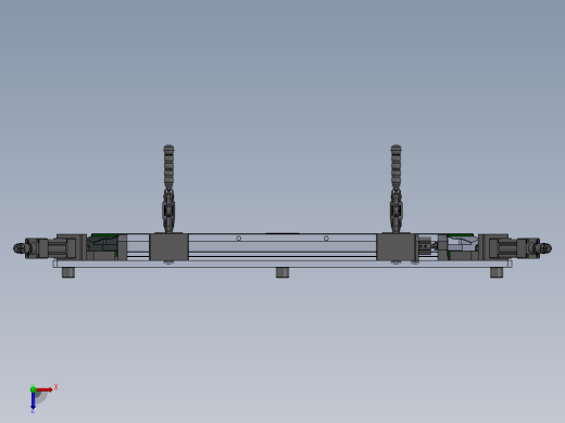 门下横梁组件-焊接夹具俯视缩略图