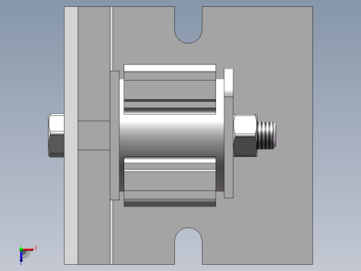 微电机壳铣平面夹具俯视缩略图