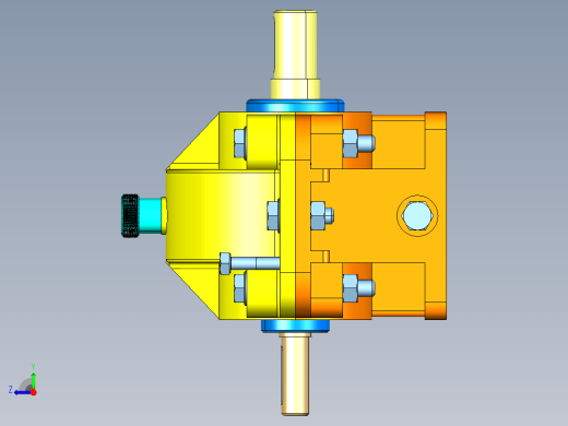 一级减速器右视缩略图