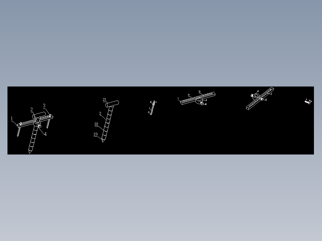 一种裂缝宽度深度初步检测仪器