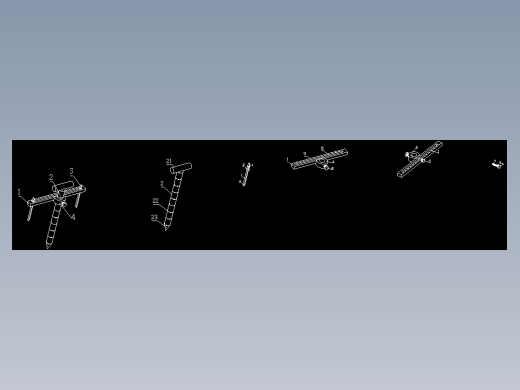 一种裂缝宽度深度初步检测仪器