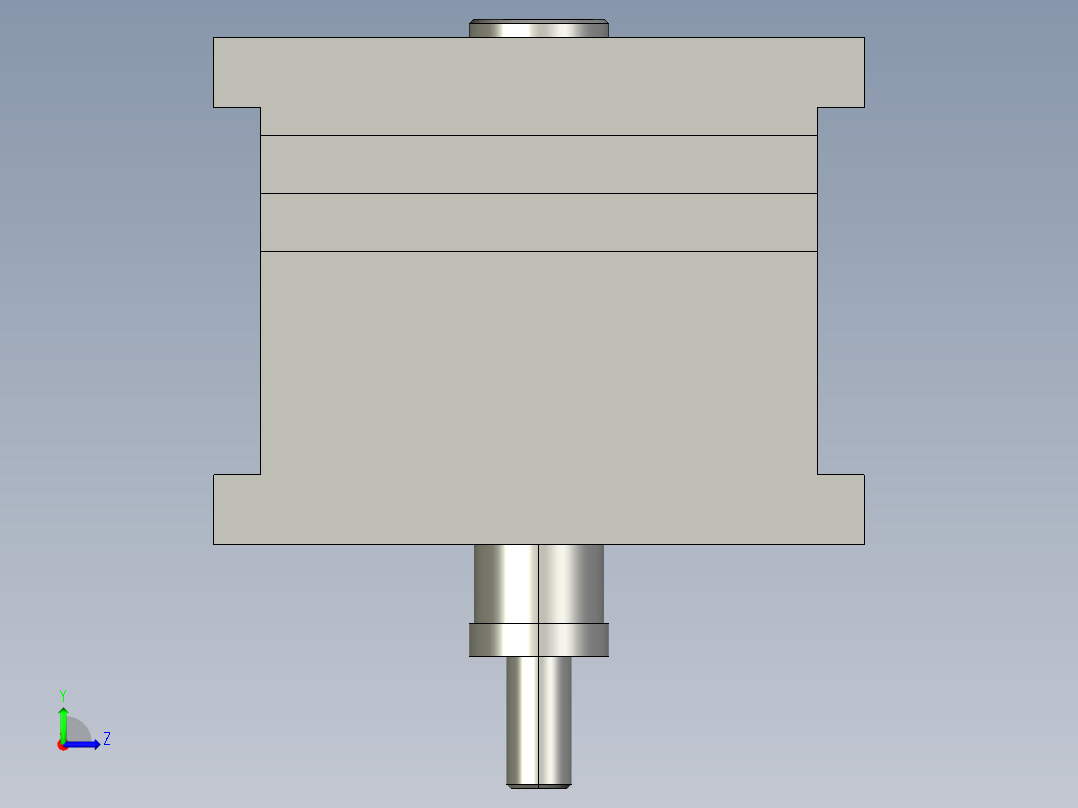 堵头注塑模具设计左视图