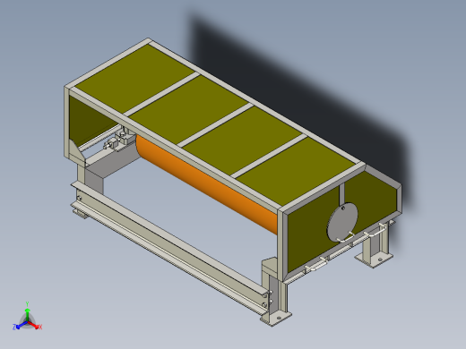 1350mm带式输送机的尾架