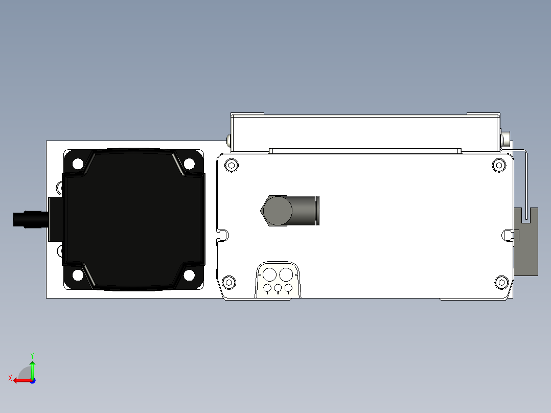 Toyo东佑达直线模组-ECH17-200-BL-750W+煞車后视图