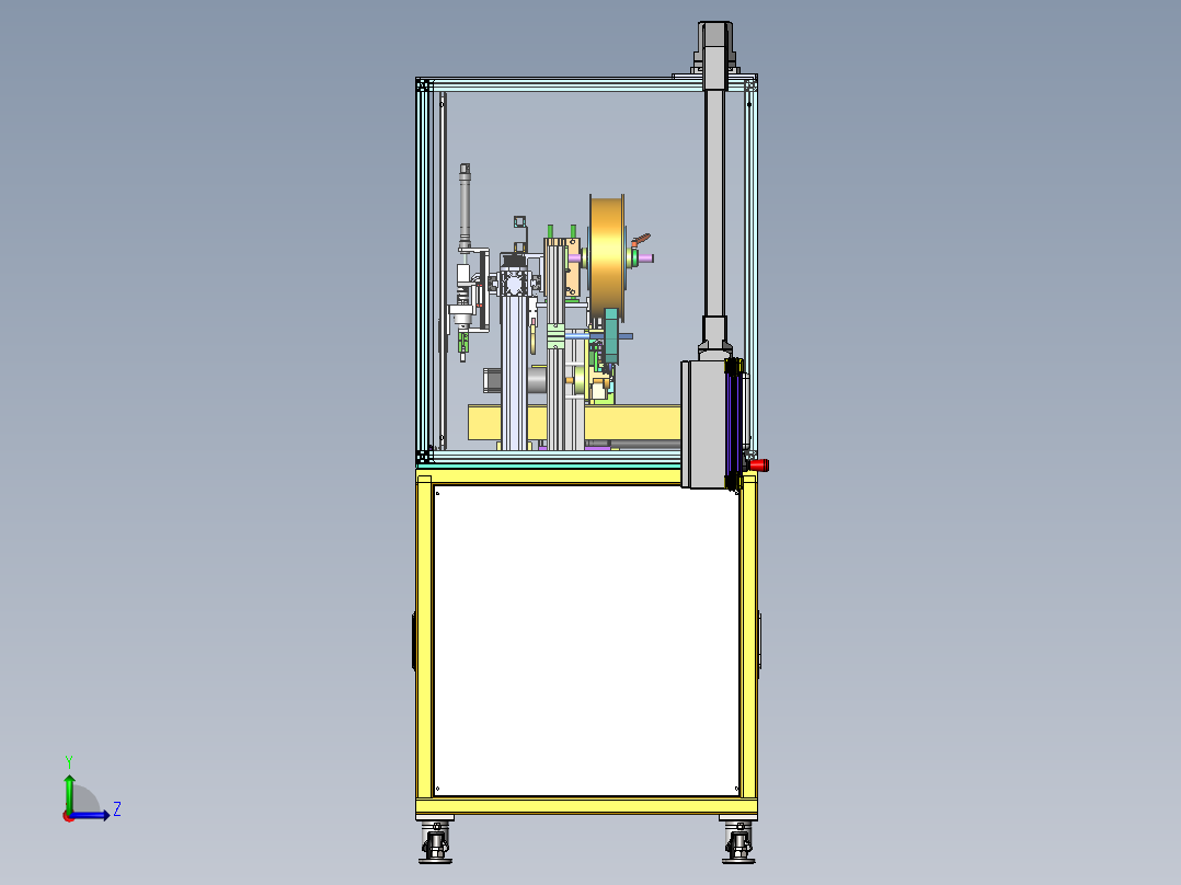 2022.09月-JKTY捆扎机捆扎结构设计sw18可编辑左视图