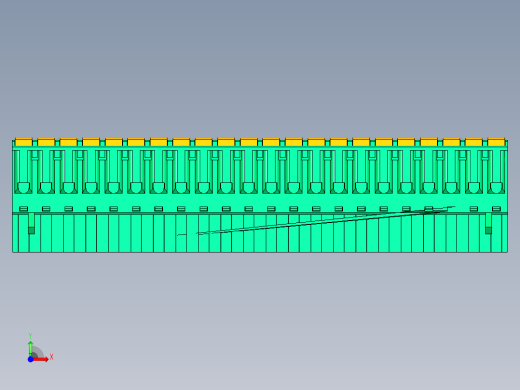 DEGSON 2EDG 系列 5.08mm 可插拔接线端子组-2EDGKD-5.08-22P-14-00AH前视缩略图