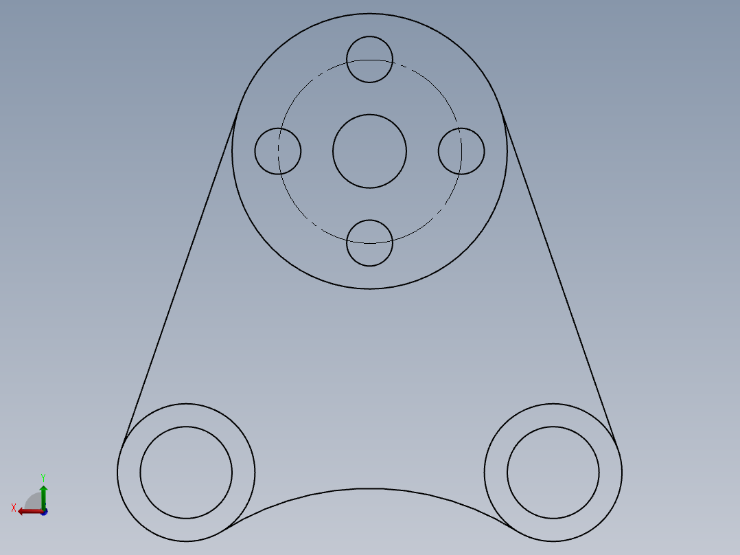 SW建模练习题-exercise 40后视图