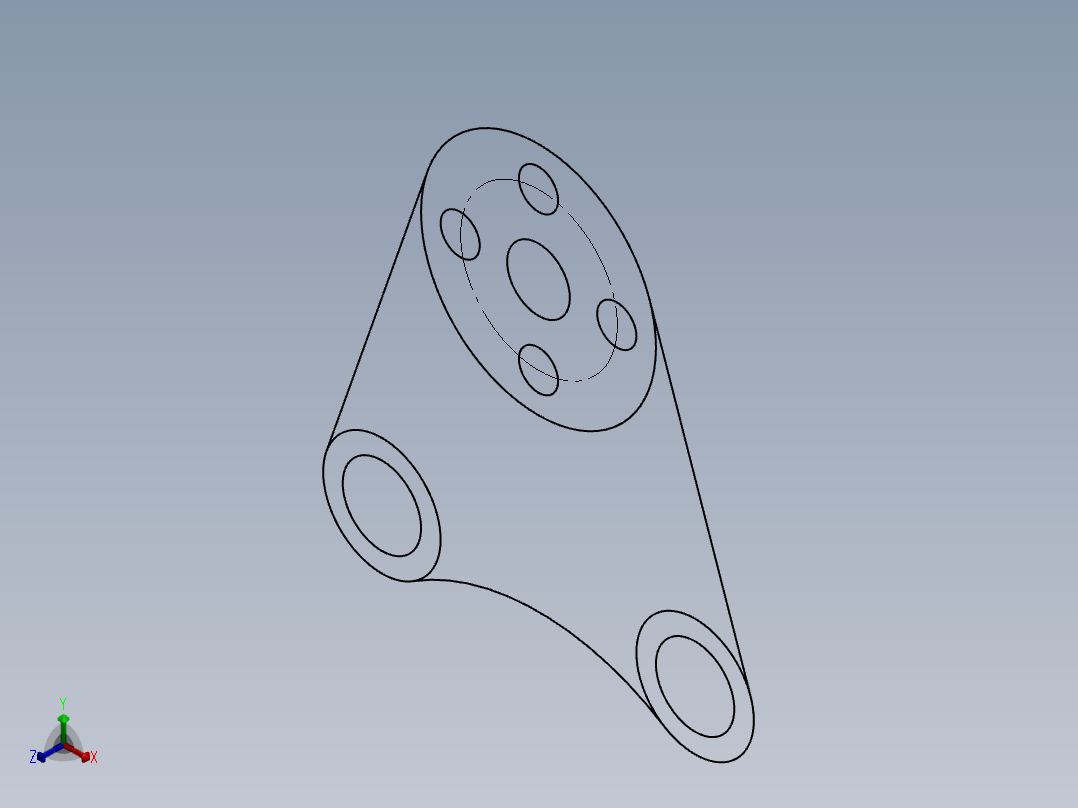 SW建模练习题-exercise 40正等轴测图