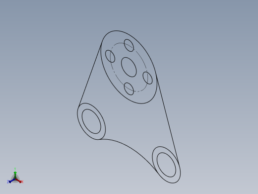 SW建模练习题-exercise 40正等轴测缩略图