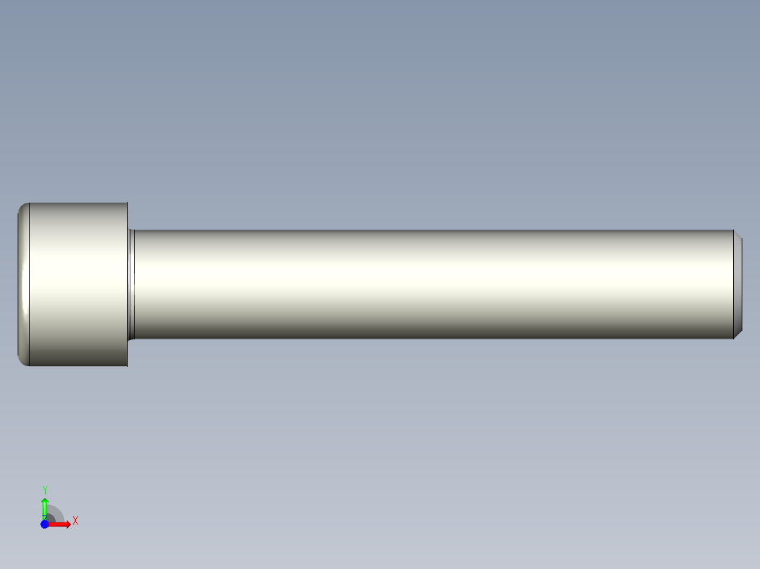 螺钉-DIN_912-M16x90.stp前视图