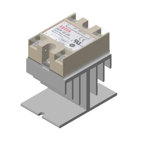 SSR-XXDA FOTEK固态继电器+ HS50H散热器缩略图