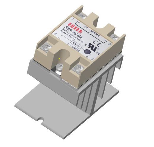 SSR-XXDA FOTEK固态继电器+ HS50H散热器缩略图