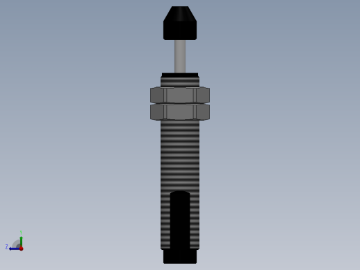 液压缓冲器ACA1616-1右视缩略图