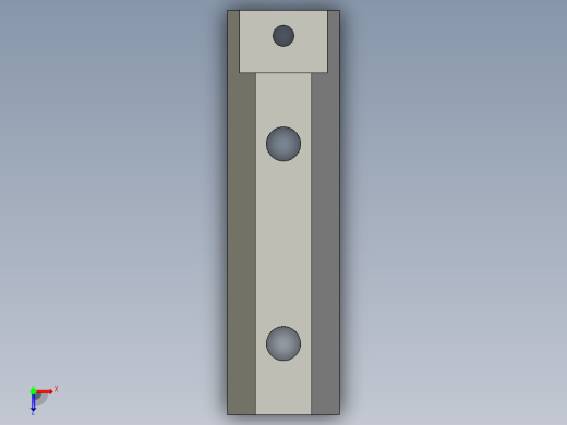 滑動塊SBS-VT-3D多系列多零件图纸模型俯视缩略图