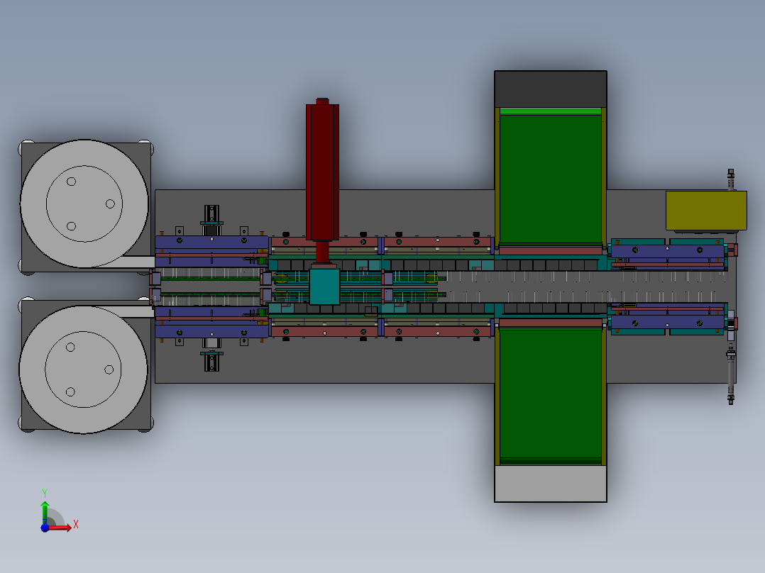 激光打标机 3D模型前视图