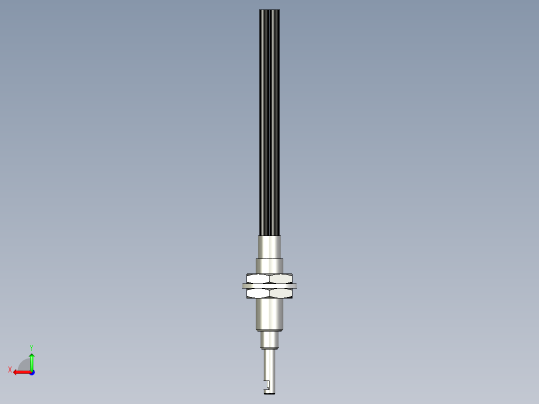 侧视光纤_漫反射型FR-F611-I后视图