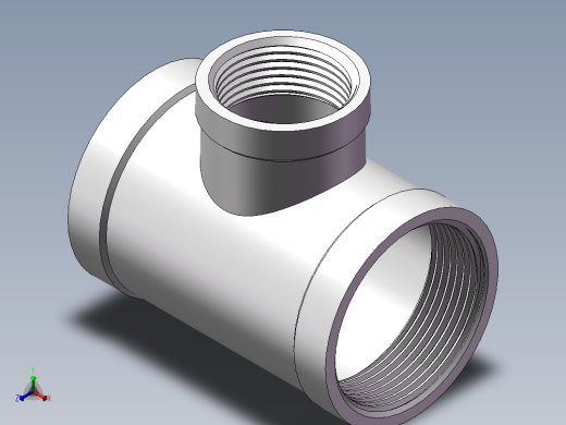 三通-异径 DN40-DN25