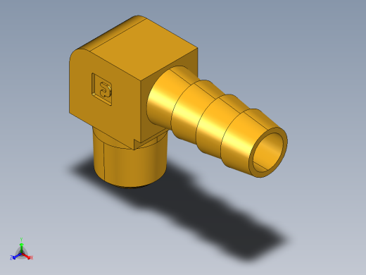 倒齿式工业管接头Hose Barb 90Deg Elbow to Male Pipe 129HB-5-2