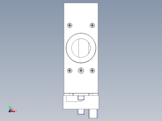 德克斯TUNKERS气缸数模SZK_63_1_Z_A42_T12_TUENKERS前视缩略图