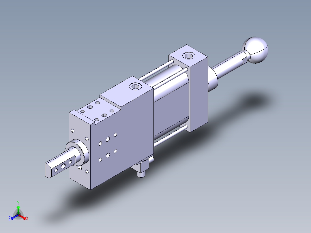 德克斯TUNKERS气缸数模SZK_63_1_Z_A42_T12_TUENKERS正等轴测图