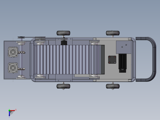一种落叶清扫压缩机的设计含三维图俯视缩略图