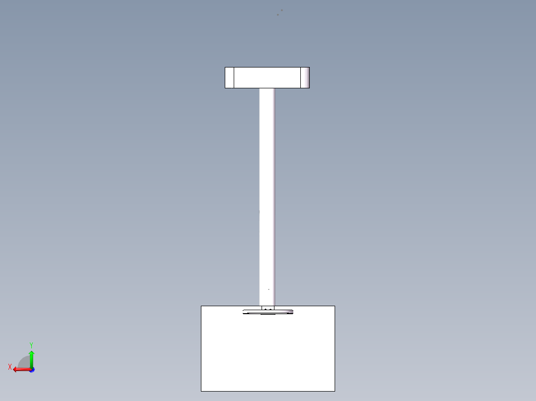 升降式篮球架设计【三维SolidWorks】图纸有的是PDF后视图