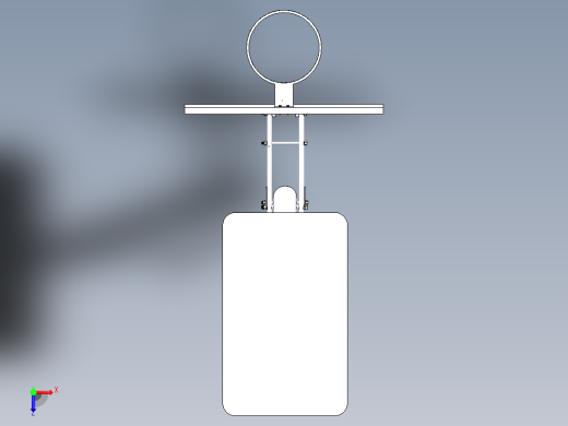 升降式篮球架设计【三维SolidWorks】图纸有的是PDF俯视缩略图