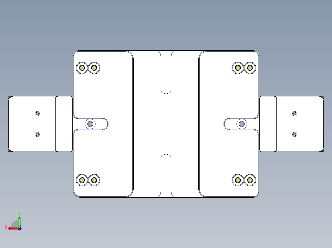 R4-笔记本CNC工装夹具三维模型CNC3-2015-9-6后视图