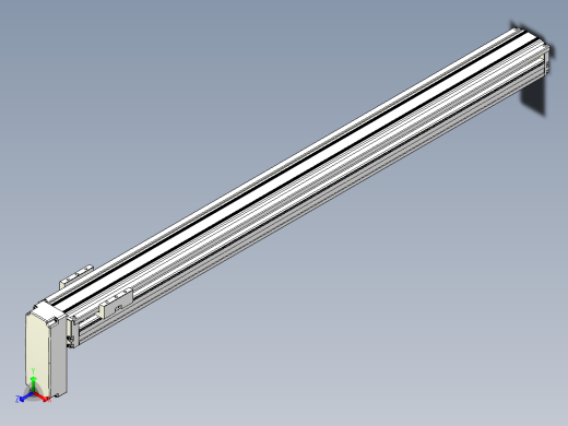 TPA-KNR-86E-1610C-L1050A1-MP-P40-N3线性模块铝制底座正等轴测缩略图
