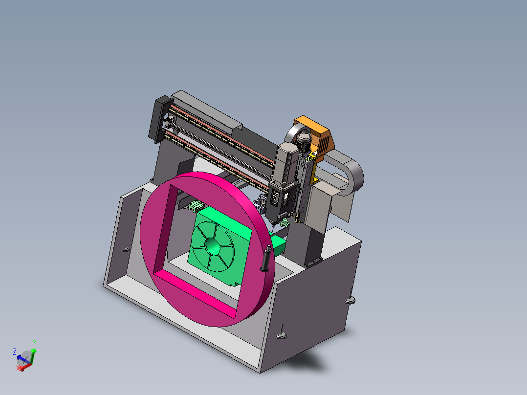 1320半封闭雕铣机sw18可编辑