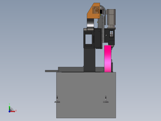 1320半封闭雕铣机sw18可编辑前视缩略图