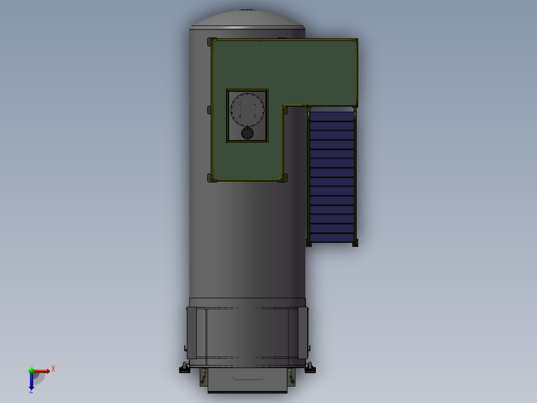 30立方米储油罐俯视图