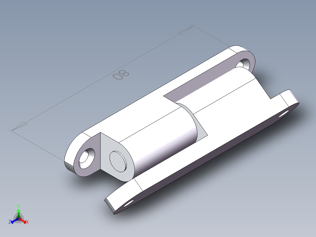 铰链、(16)正等轴测图